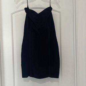 Bebe Bandage Strapless Dress - Black Size US Medium